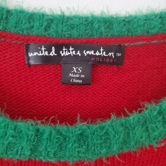 Christmas Ugly Sweater United States Sweater Size XS - Picture 8 of 8